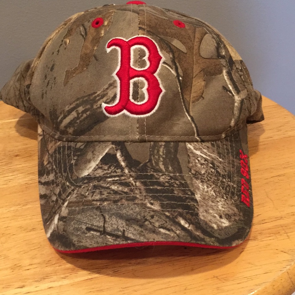 Camouflage Boston Red Sox hat